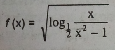 Question image for plz find the domain of the function in the (attac